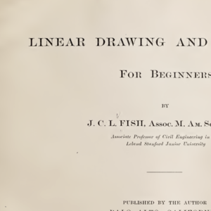 Linear Drawing & Lettering for Beginners (1901)