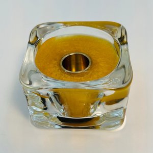 Glass Inkwell - Yellow