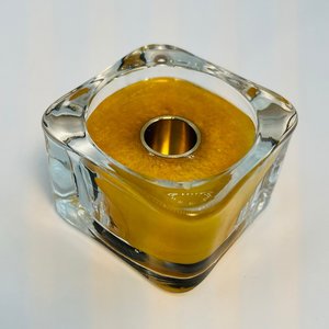 Glass Inkwell - Yellow