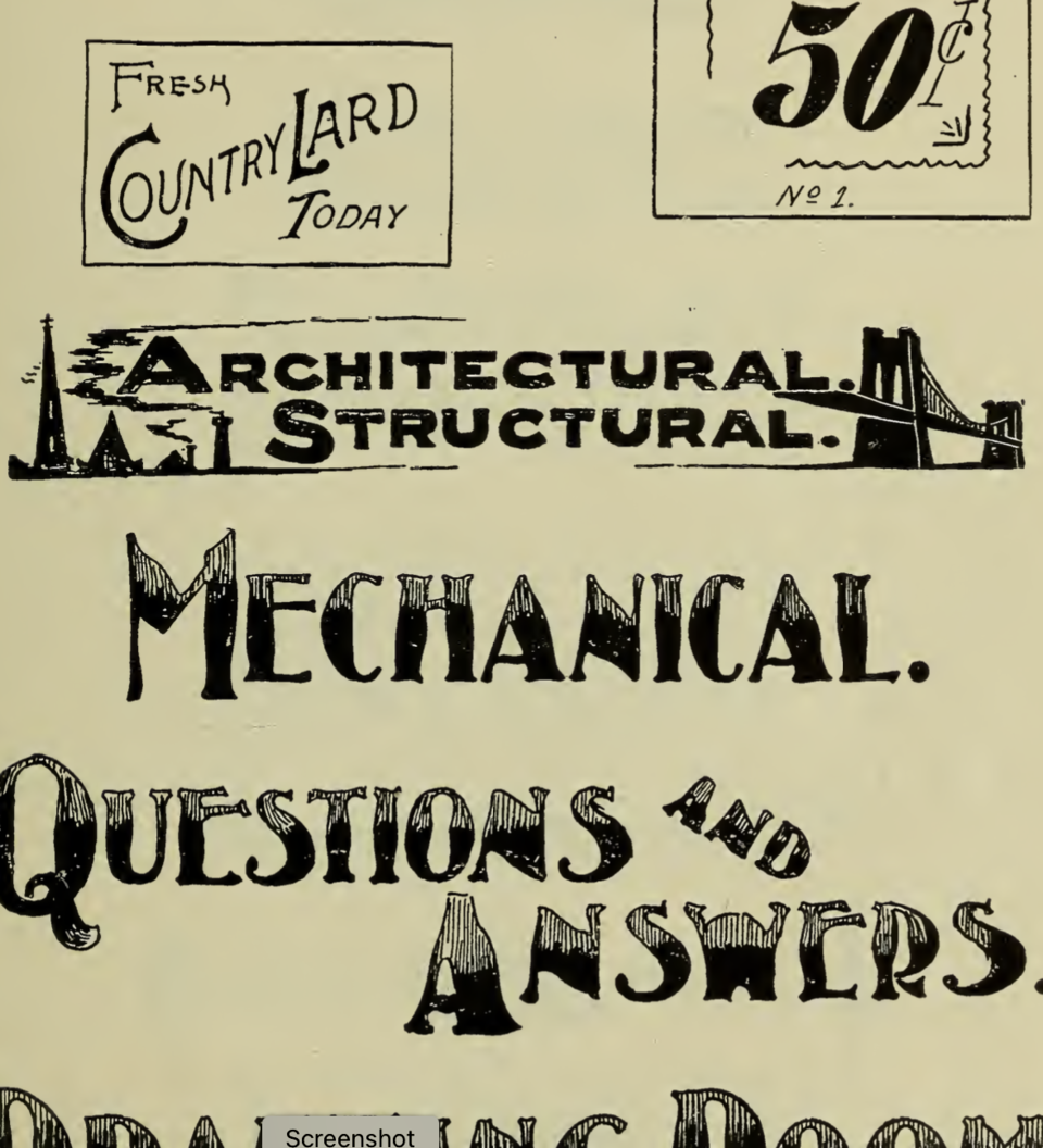 A Chapter on Lettering (1906)